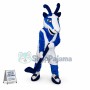 Blue & White Antelope Athlete Mascot Costume