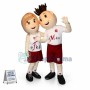 The Active Teenager In Unified Uniform Mascot Costume