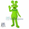 Strange Look Alien With Sucker Ears Mascot Costume
