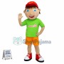 Blue-eyed Boy of Childrens Clothing Net Mascot Costume