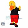 The Yellow Duck In Fat Pants Mascot Costume