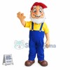 Service Station White Beard Grandpa Mascot Costume
