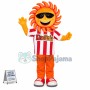 Sun Doll Wearing Sunglasses Cartoon Mascot Costume