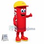 Red Packed Chocolate Bar Mascot Costume