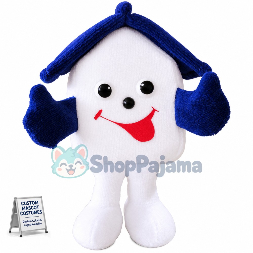 Cute Cartoon White House Soft Mascot Costume