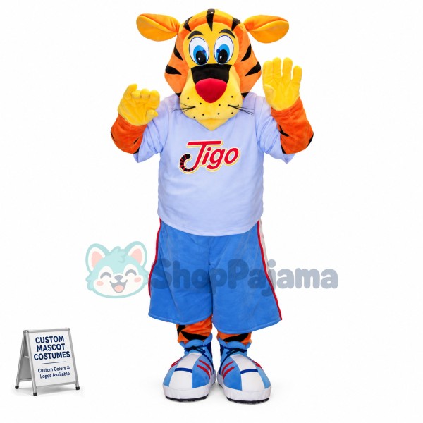 The Tiger of Smart Marketing System Mascot Costume