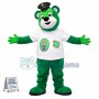 The Guide Green Bear Mascot Costume