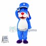 Blue Dog of International Elementary School Mascot Costume