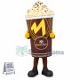 Mont Blanc Chocolate Chestnut Cake Mascot Costume