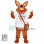 Art Rabbit Mascot Costume for Poetry Class