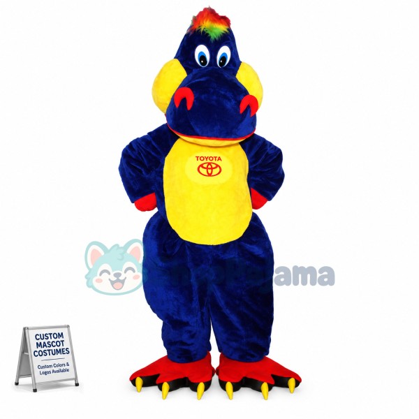 Blue Dragon of Well-known Car Company Mascot Costume