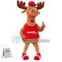 The School Bus Driver Moose Mascot Costume