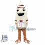 Thick Brown Eyebrow Pencil Mascot Costume