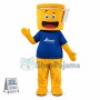 The Sealed Yellow Jar Doll Mascot Costume