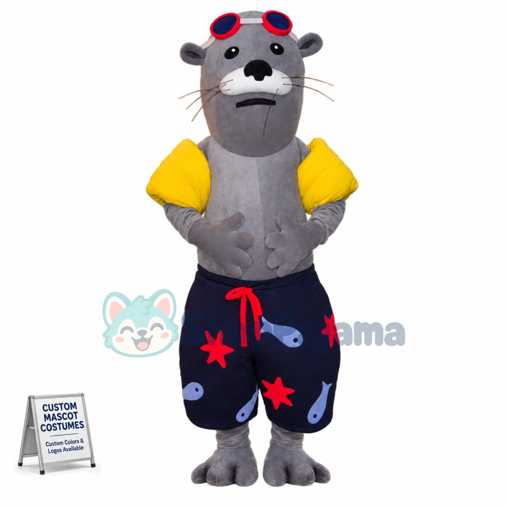Training Sea Lion With Heavy Sandbags Mascot Costume