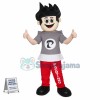 Uniformly Dressed Packing Staff Mascot Costume