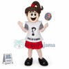 Uniformly Dressed Packing Staff Mascot Costume