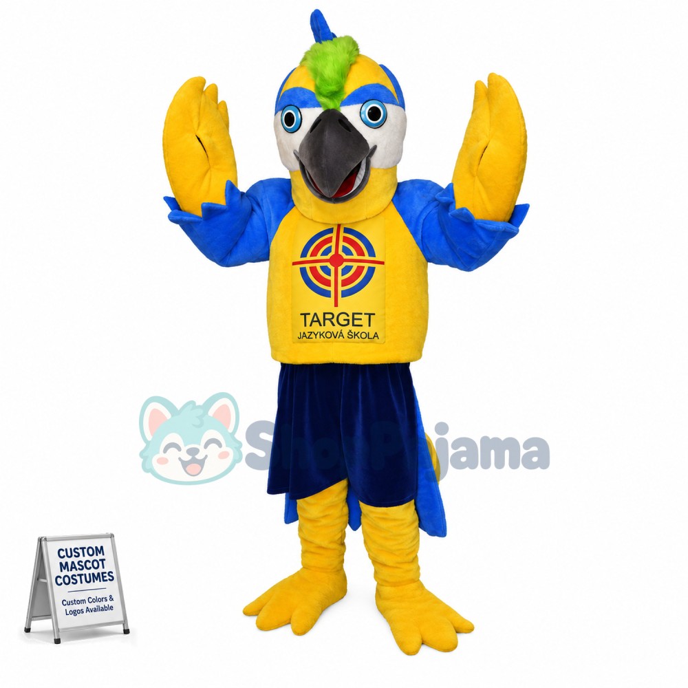 Customized The Bright Yellow Woodpecker Mascot Costume