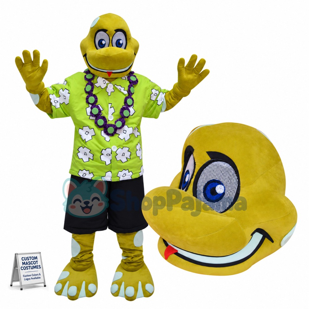 Auto Mechanic Python With Chain Mascot Costume