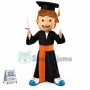The Handsome Doctor Graduate Mascot Costume