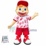 The Cheerful Boy Of Snack Restaurant Mascot Costume