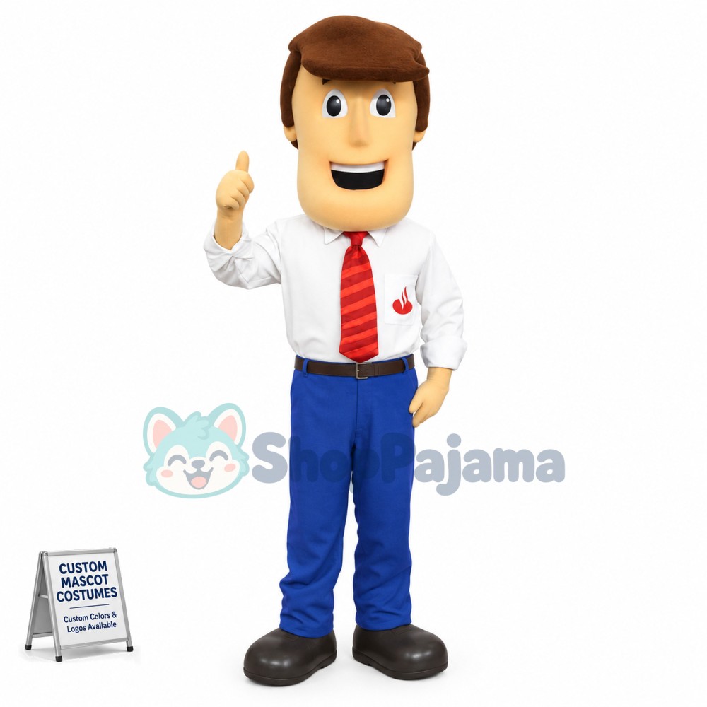 The Mayor Giving Encouragement Mascot Costume