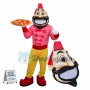 Restaurant Clerk Holding Pizza Mascot Costume