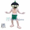 The Bare Muscular Geek Mascot Costume