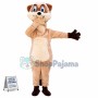 Surprised The Slim Squirrel Mascot Costume