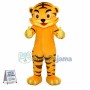 Adult Soft Cartoon Little Tiger Mascot Costume
