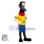The Basketball Player Black Cormorant Mascot Costume