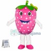 Crossbred Pink Strawberry Cartoon Mascot Costume
