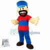The Rough Bearded Captain Mascot Costume