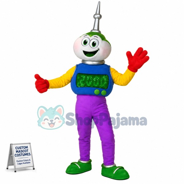 Towering Lightning Rod Doll Mascot Costume