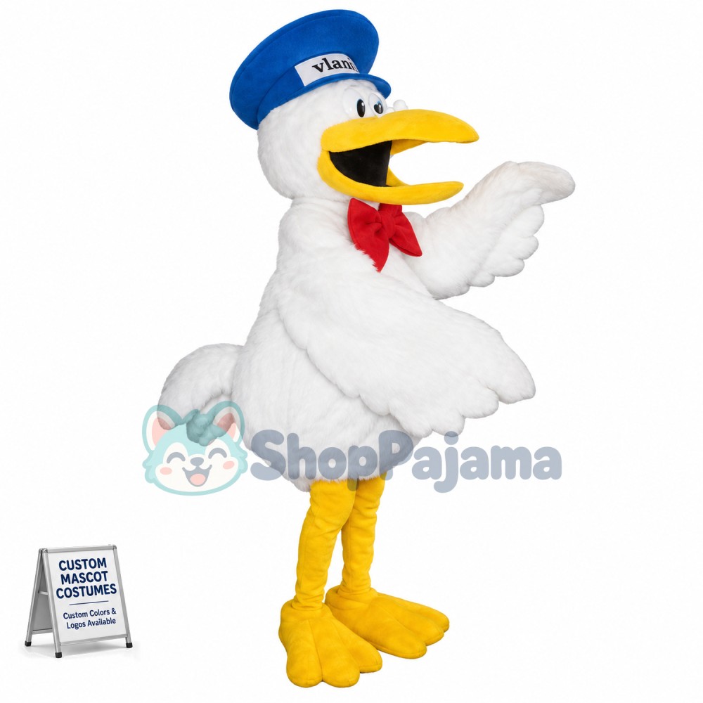 Admiralty Command White Chicken Mascot Costume