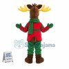 Christmas Reindeer Mascot Adult Costume 