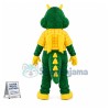 Green Dragon Mascot Adult Costume 