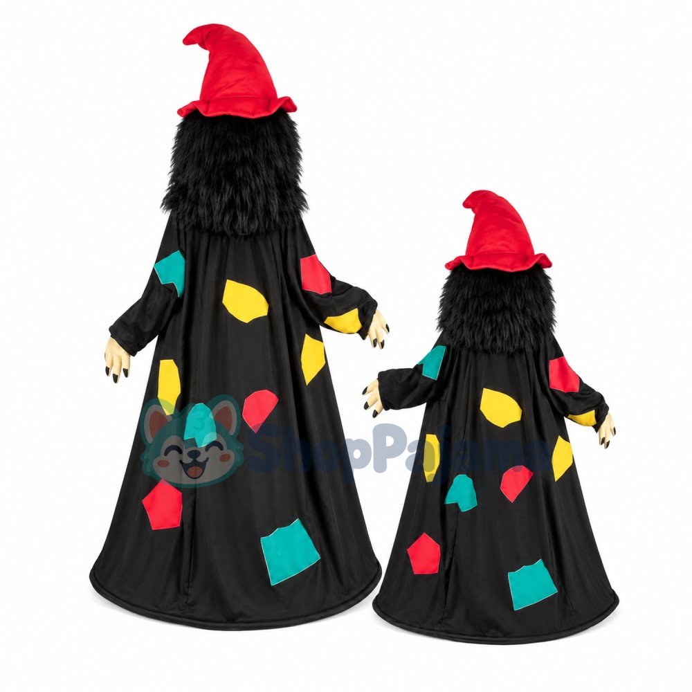 Scary Old Witch Mascot Costume 