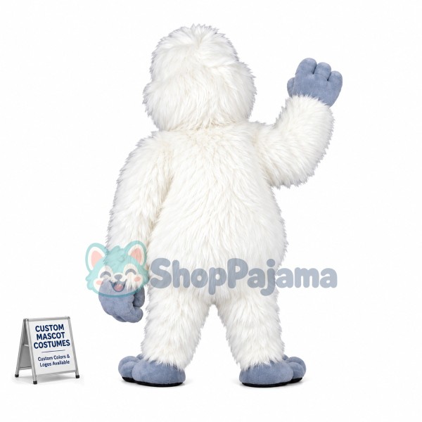 Happy Yeti Mascot Adult Costume 