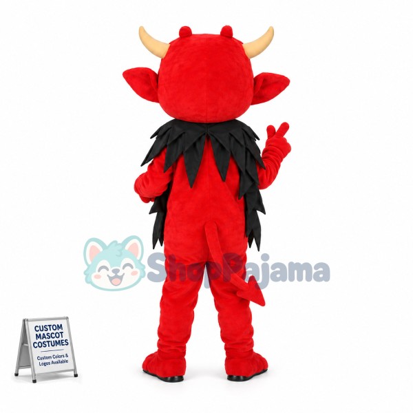 Red Devil Mascot Costume