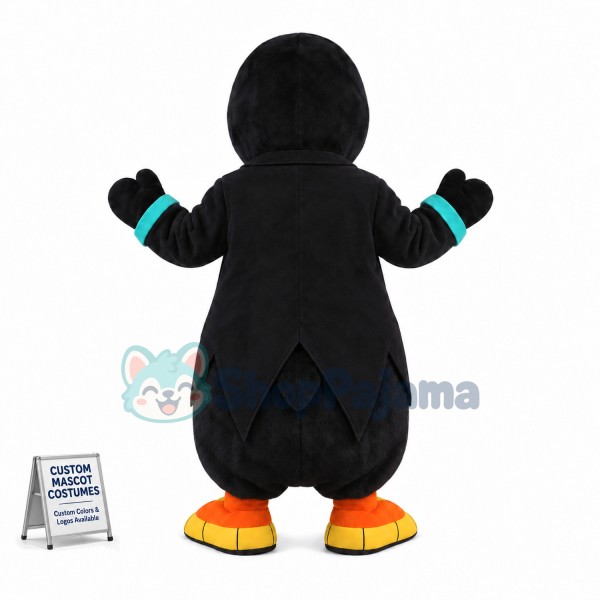 Gentleman Penguin Mascot Costume