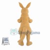 Beige Kangaroo Mascot Costume