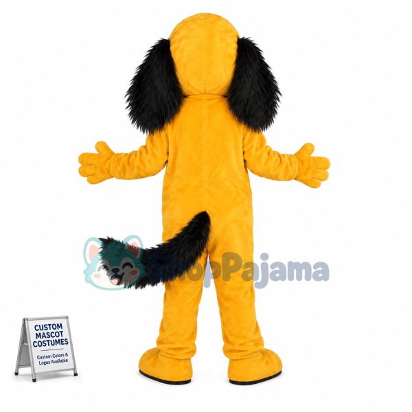 Lovely Yellow Dog Mascot Costume