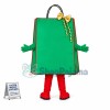Deluxe Cartoon Green Gift Bag With Bow Mascot Costume 