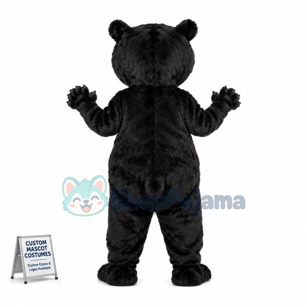 Howling Asiatic Black Bear Mascot Costume