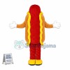 Hot dog Man Mascot Costume 