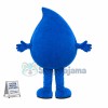 Deluxe Cartoon Blue Water Drop Mascot Costume 