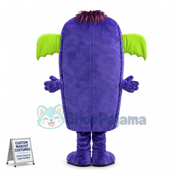 Violetta the Purple Monster Mascot Costume 