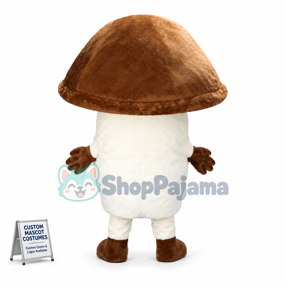 Lovely Shiitake Mushroom Mascot Adult Costume 
