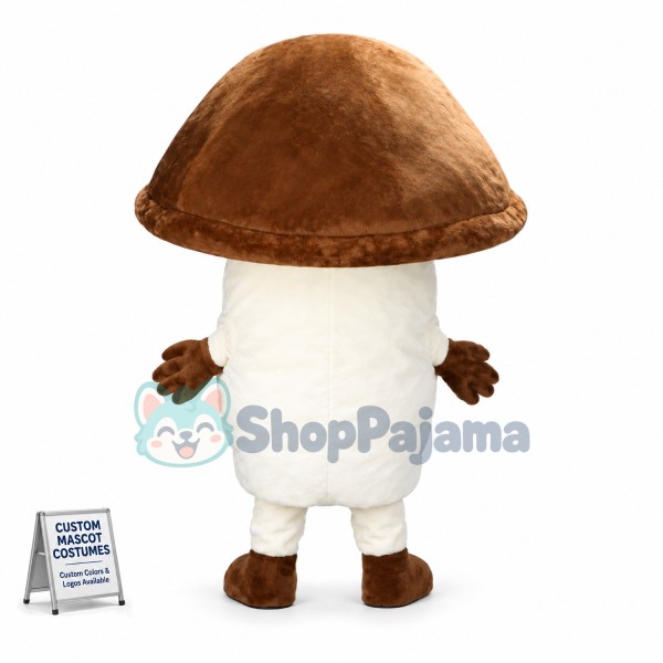 Lovely Shiitake Mushroom Mascot Adult Costume 